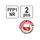 Mască de praf YATO FFP1/K (2 buc)