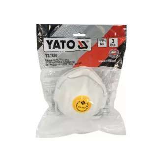 Mască de praf YATO FFP1NR cu supapă (3 buc)