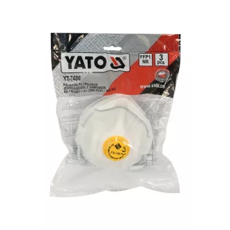 Mască de praf YATO FFP1NR cu supapă (3 buc)