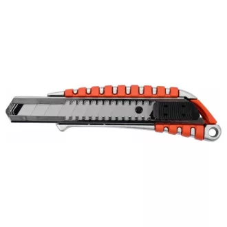   YATO Cuțit cu lamă retractabilă 18 mm cu carcasă metalică
