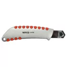 YATO Cuțit cu lamă retractabilă 18 mm cu carcasă metalică