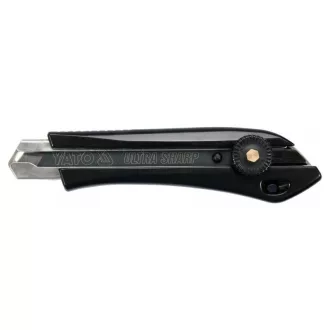 YATO Cuțit cu lamă retractabilă 18 mm extra ascuțit