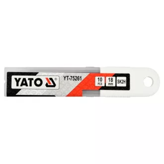 YATO Lamă retractabilă extra ascuțită 18 mm (10 buc)