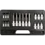 Set de biți cu prindere pentru cheie YATO, 18 piese, Torx 1/4", 1/2", CrV