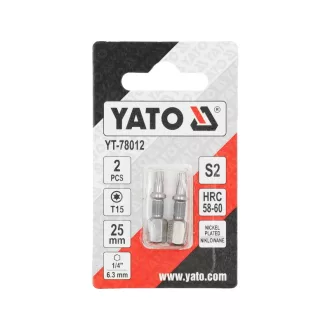 YATO Vârf bit T15 x 25 mm (2 buc)