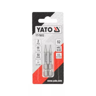 YATO Vârf de bit T15 x 50 mm (2 bucăți)