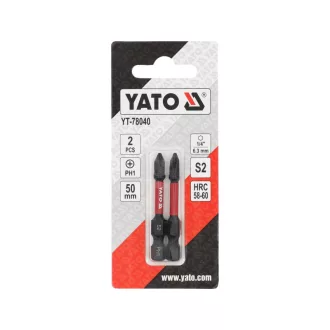 YATO Capete bit de impact PH1 x 50 mm (2 buc)