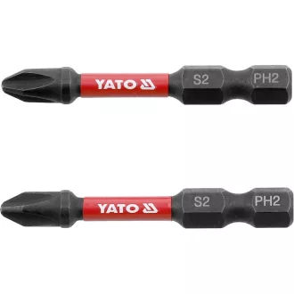 YATO Vârf de bit de impact PH2 x 50 mm (2 buc)