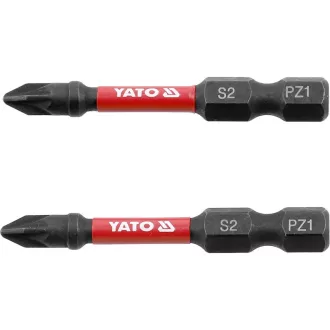 YATO Vârf de șurubelnic cu impact PZ1 x 50 mm (2 bucăți)