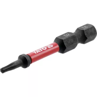   YATO Punte de șurubelniță de impact, T8 x 50 mm (set de 2 bucăți)