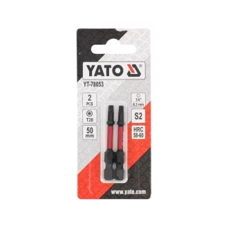 YATO Vârf de impact T20 x 50 mm (2 buc)