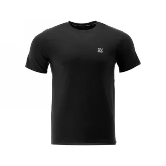 YATO Tricou elastic cu guler rotund, mărime XL, negru