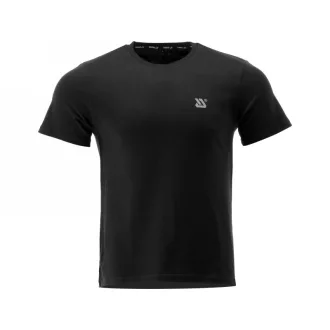 YATO Tricou cu guler rotund, mărimea M, negru