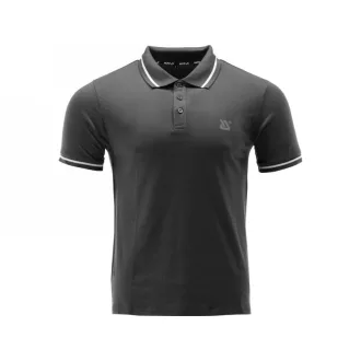 YATO Tricou cu guler, mărimea L, culoare neagră