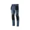 Pantaloni lungi blugi de protectie YATO de lucru marimea S 17 buzunare albastru inchis