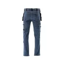 Blugi de protectie YATO Work pantaloni lungi marimea L 17 buzunare albastru inchis