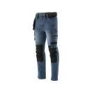 YATO Blugi de siguranță la locul de muncă pantaloni lungi mărimea 2XL 17 buzunare albastru închis