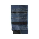 YATO Blugi de siguranță la locul de muncă pantaloni lungi mărimea 2XL 17 buzunare albastru închis