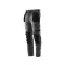 Blugi de protectie YATO Work pantaloni lungi marimea L 17 buzunare gri