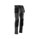 Blugi de protectie YATO Work pantaloni lungi marimea L 17 buzunare gri