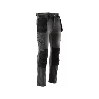   Blugi de protectie YATO Work pantaloni lungi marimea L 17 buzunare gri