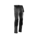 Blugi de protectie YATO Work pantaloni lungi marimea L 17 buzunare gri