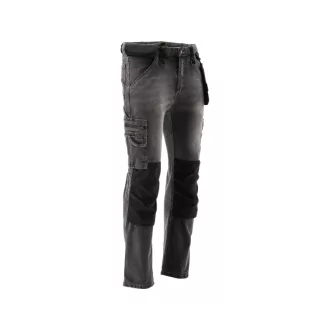   Blugi de protectie YATO Work pantaloni lungi marimea L 17 buzunare gri
