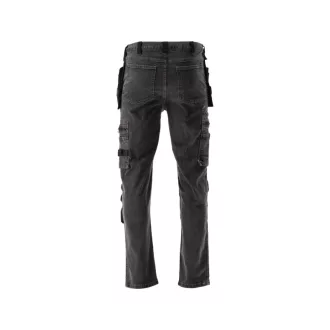   Blugi de protectie YATO Work pantaloni lungi marimea L 17 buzunare gri
