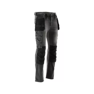   YATO Blugi de protectie la locul de munca pantaloni lungi marimea XL 17 buzunare gri