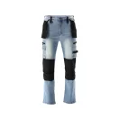 YATO Blugi de protectie la locul de munca Pantaloni lungi marimea L 17 buzunare