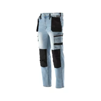   YATO Blugi de siguranță la locul de muncă Pantaloni lungi XXL mărimea 17 buzunare
