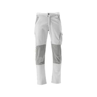 YATO Pantaloni de protecție la muncă, dimensiune XXL, alb