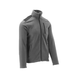   Pulover fleece de siguranță la locul de muncă YATO gri mărimea L cu 3 buzunare