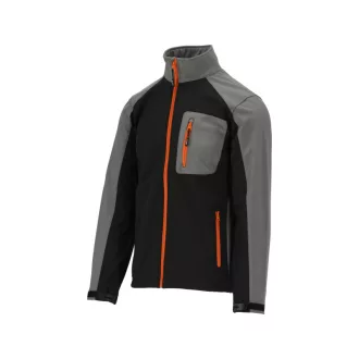   Jachetă softshell YATO de siguranță la locul de muncă negru-gri mărimea S cu 3 buzunare