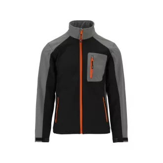   Jachetă softshell YATO de siguranță la locul de muncă negru-gri mărimea S cu 3 buzunare
