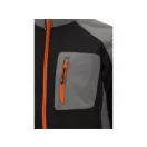 Jachetă softshell YATO de siguranță la locul de muncă negru-gri mărimea S cu 3 buzunare