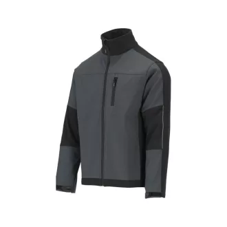   Jachetă softshell YATO de siguranță la locul de muncă gri-negru mărimea 2XL cu 3 buzunare