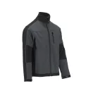 Jachetă softshell YATO de siguranță la locul de muncă gri-negru mărimea 2XL cu 3 buzunare