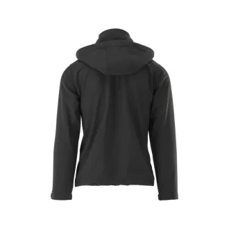   Jacheta softshell YATO de siguranta ocupationala cu gluga, neagra, marimea 2XL, 3 buzunare
