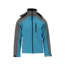 Jachetă softshell de siguranță la locul de muncă YATO cu glugă albastru-gri mărimea M