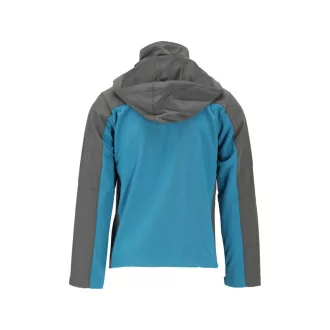   Jachetă softshell de siguranță la locul de muncă YATO cu glugă albastru-gri mărimea M