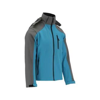   Jachetă softshell YATO de siguranță la locul de muncă cu glugă albastru-gri mărimea XL