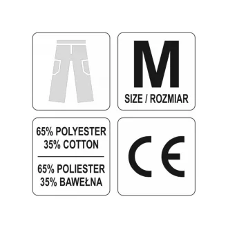  YATO Pantaloni de protectie a muncii marimea M 5 buzunare Dan