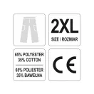 YATO Pantaloni de protectie a muncii marimea 2XL 5 buzunare Dan