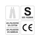 YATO Pantaloni de gradinarit siguranta muncii marimea S 7 buzunare Dan
