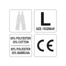 YATO Pantaloni de gradinarit siguranta muncii marimea L 7 buzunare Dan