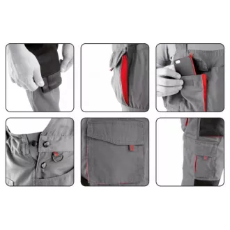   YATO Pantaloni de gradinarit siguranta muncii marimea 2XL 7 buzunare Dan