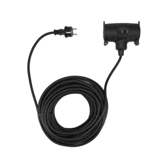   YATO Prelungitor cablu oscilant, izolație cauciuc, 2 prize, 25 m, 3 x 1,5 mm²