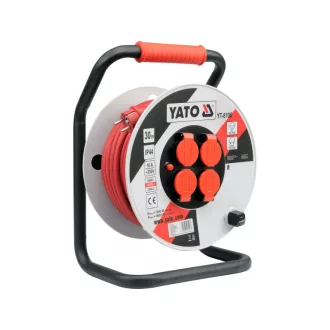 YATO Tambur cablu 30 m 3 x 2,5 mm2