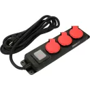 YATO Prelungitor electric 3 m 3 x 1,5 mm cu 3 distribuitor